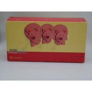 Restore & Restyle Kids Pig Wall Hooks